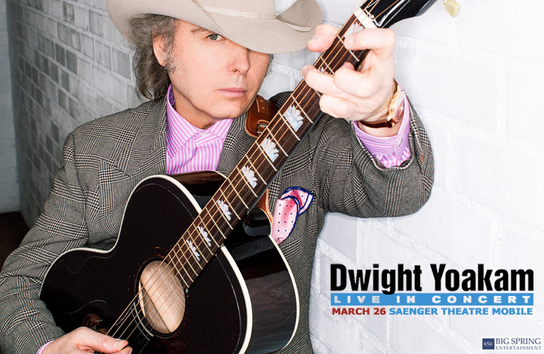Dwight Yoakum will perform at the Saenger Theatre in Mobile March 26 at 8 p.m. Tickets go on sale Friday, Feb. 11 at 10 a.m.