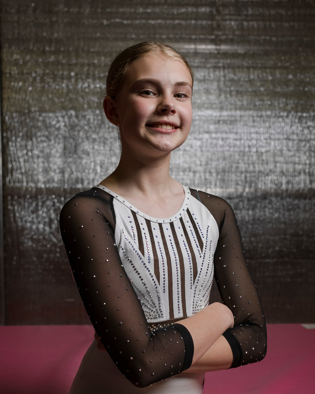 Xcel Gold highlight: Skylar Sipper, 11, is a fifth grader at Belforest Elementary School. This is her third year in gymnastics and second year on the team. Her favorite event is floor because "I love being able to show my true self and what I'm all about."