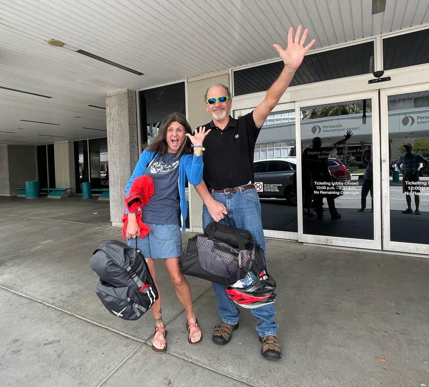 Kristy Eubanks and Joe Boyle flew to San Diego March 16, where they began their epic 3,177-mile journey across the United States.