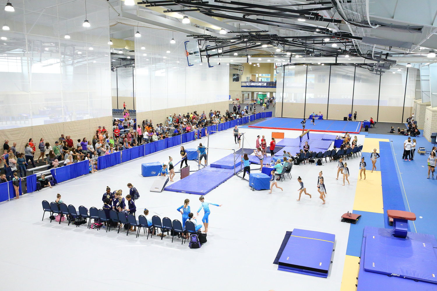 The Foley Event Center hosted over 800 gymnasts from across Alabama in March during the Alabama Optional/Xcel State Championships.
