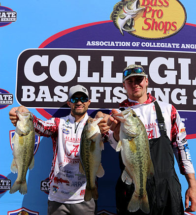 Hollingsworth and partner Hunter Luke landed several big fish recently at a college tournament at Ross Barnett Reservoir in Mississippi.