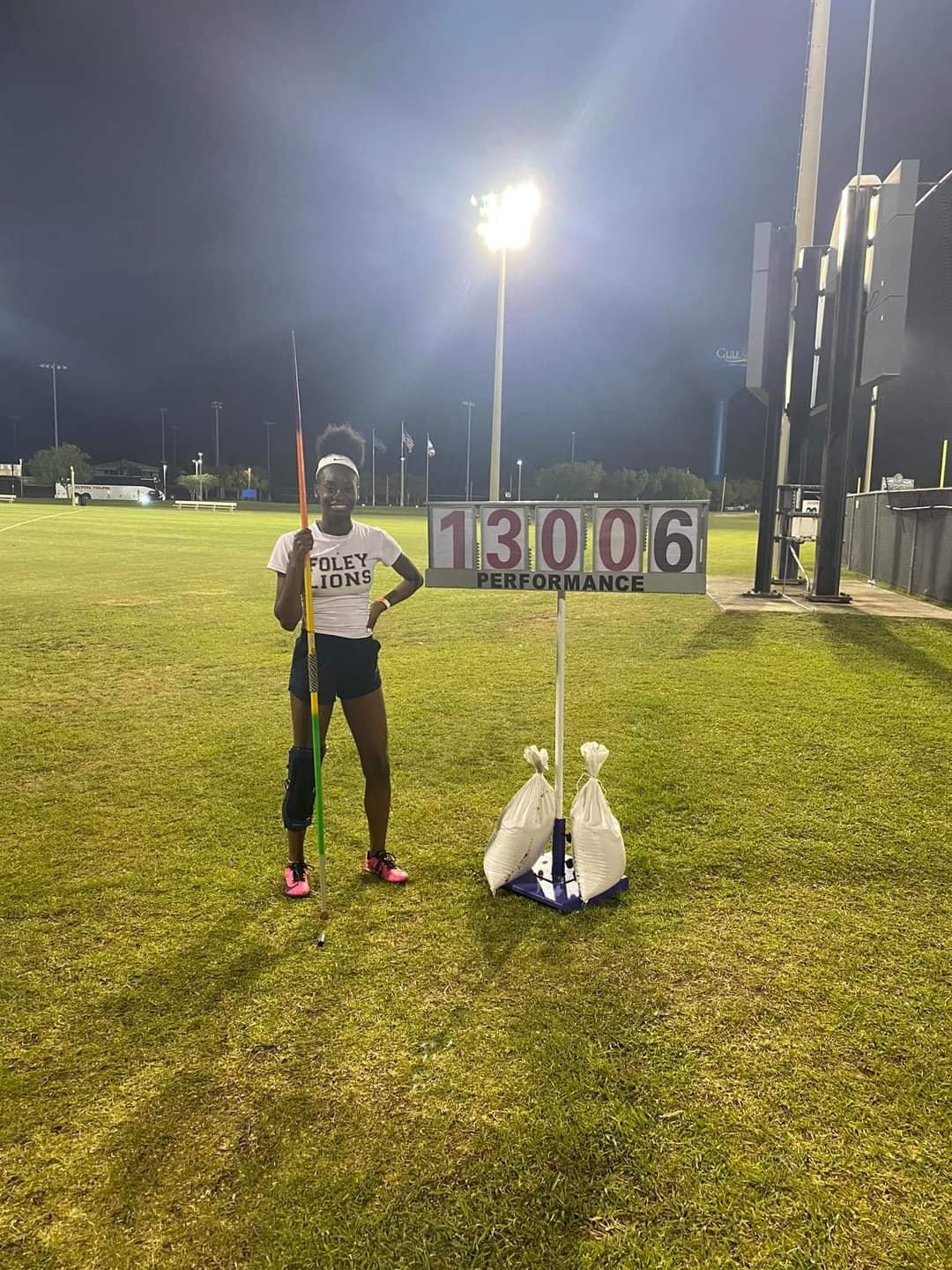 Foley senior Taniya Bragg won the javelin throw with a new personal-record distance at the Class 7A Track and Field State Championships in Gulf Shores last weekend.