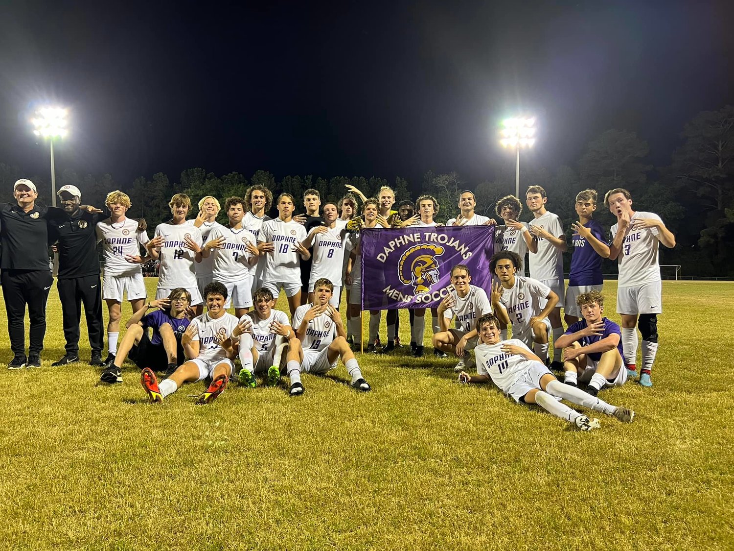 The Daphne Trojans secured a 5-0 with over Dothan to earn a state semifinal rematch against Davidson Friday in Huntsville.