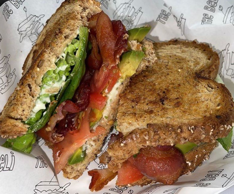 The Beli - The Original Beach Deli's lunch menu has a selection of specialty sandwiches like the Brown Eyed Girl, an avocado BLT with chive mayo on toasted multigrain