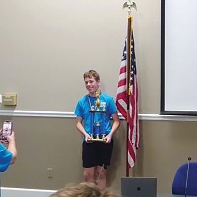 Jacob Warner, of the Baldwin County Virtual Middle School, was named the middle school varsity district MVP.