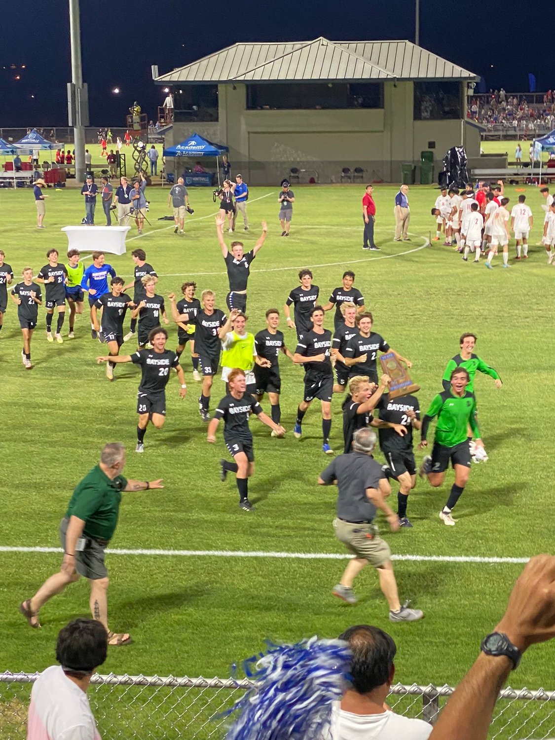 The Bayside Academy Admirals won their third consecutive AHSAA Class 3A State Championship after a 1-0 win over the Collinsville Panthers Friday, May 13, in Huntsville.