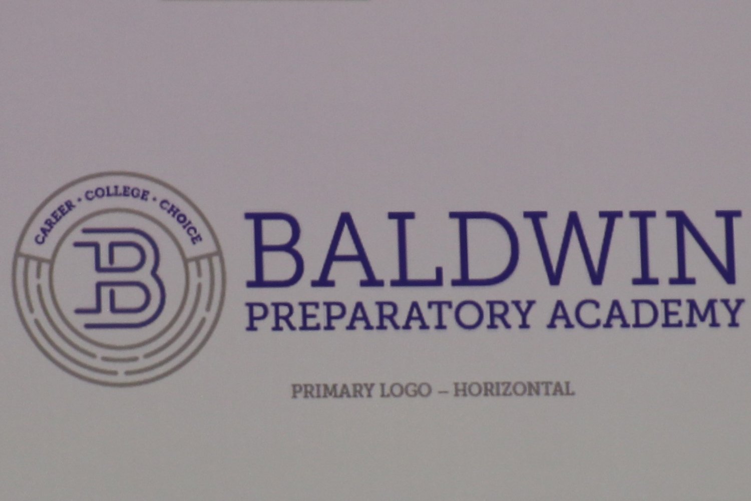 During a May 19 presentation during the BCBE meeting, officials of Davis South Barnette & Patrick presented the BCBE with the name and logo design for the new Baldwin Preparatory Academy.