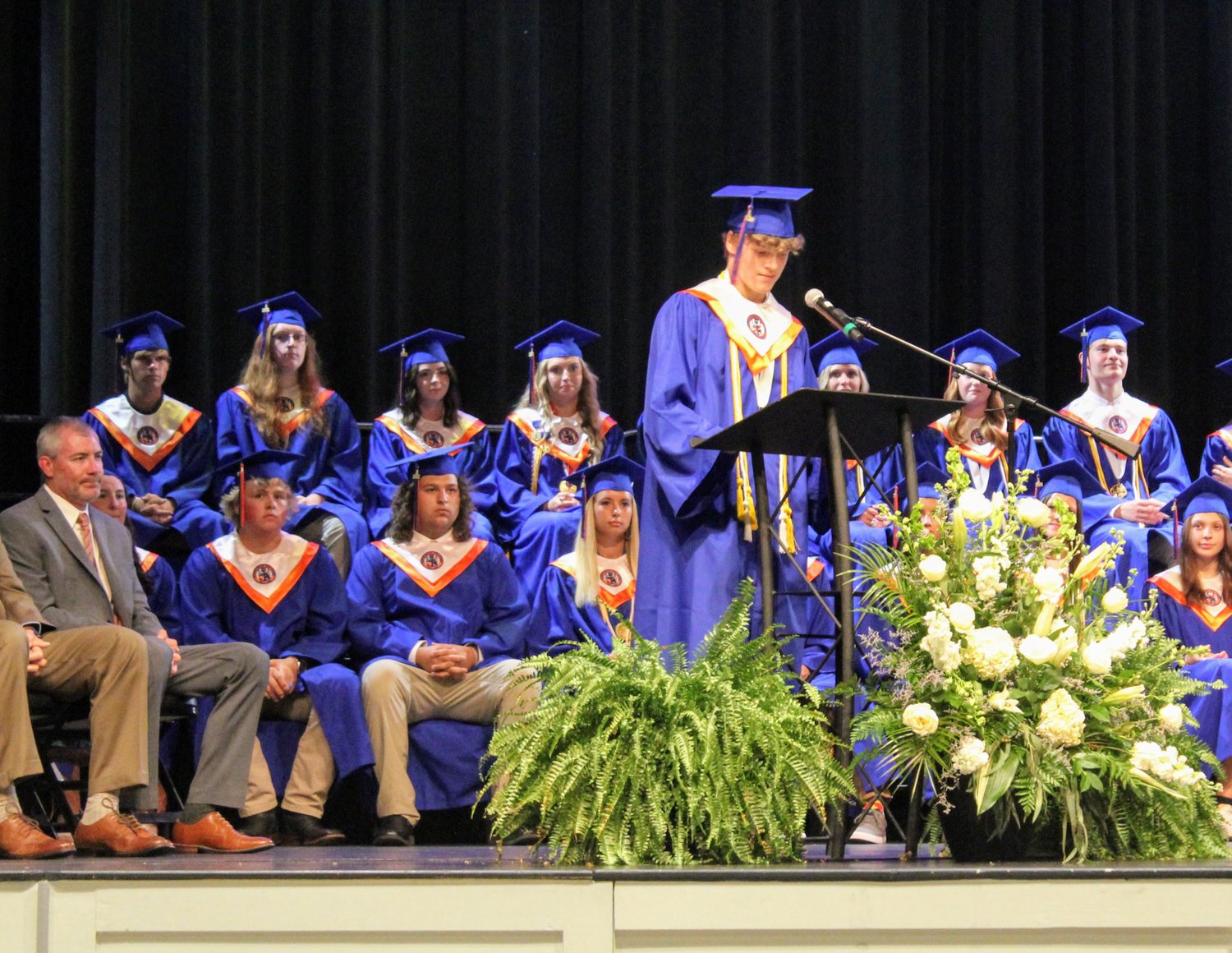 Mr. Orange Beach High School, Jackson Richtmyer, thanked his family, teachers, coaches, the school staff and the community for supporting the entire class of 2022.