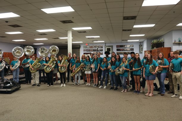 The RHS band received a $100,000 donation from alumni Tim Cook, CEO of Apple Corporation. The donation allowed for the purchase of nearly 30 brand-new instruments for the program.
