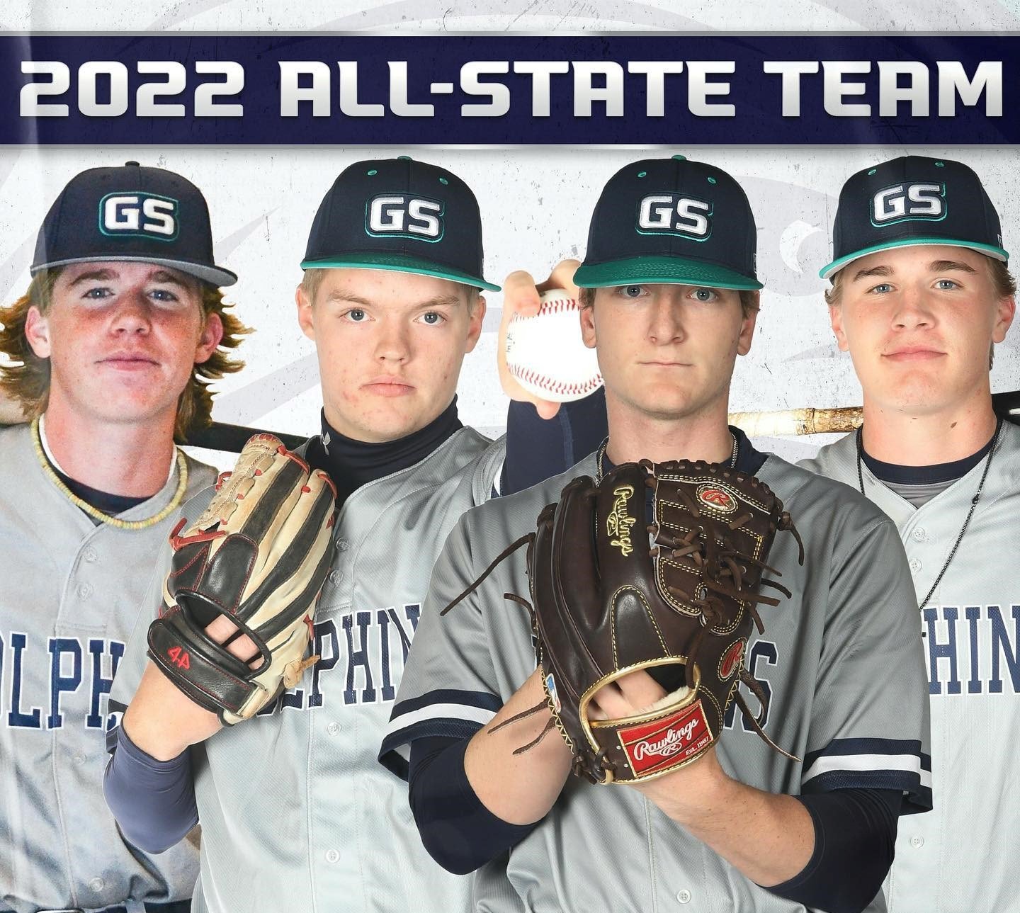 Joseph Stephens, Case Hager, Thrasher Steed and Marc Stephens represented the Gulf Shores Dolphins on the all-state baseball team selected by the Alabama Sports Writers Association. The former three made the first-team and Marc Stephens was an all-state honorable mention.