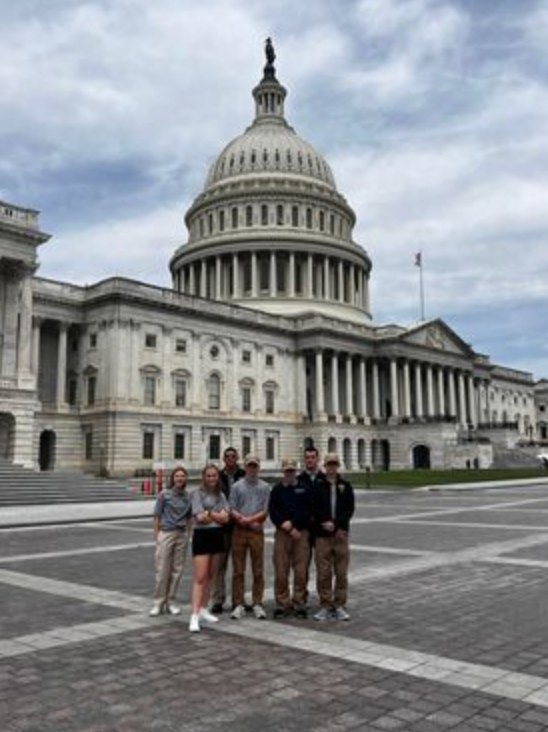 The RHS SeaPerch team divided their time between competition and exploration, visiting many landmarks and museums while in Washington D.C.