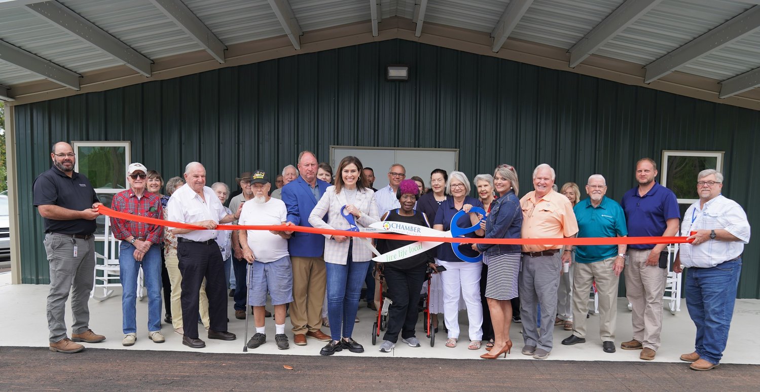 The Baldwin County Commission's Council on Aging Department cut the ribbon on the brand-new Loxley Senior Nutrition Center on May 6.