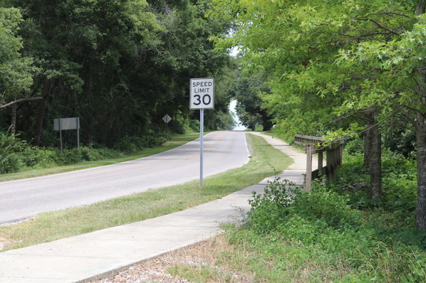 The street that extends west from Alabama 104 was designated Triangle Drive by the Fairhope City Council. State highway officials said Alabama 104 ends at U.S. 98 and the road to the west should have a different designation.