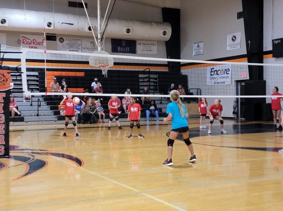New and previous skills were worked upon and refined during the Baldwin County High School summer volleyball camp.