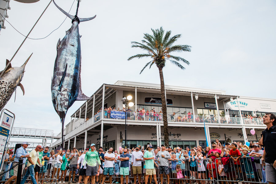 The Wharf will wait another week to host the Blue Marlin Grand Championship after impending weather postponed the tournament from this weekend until next weekend.
For the 10th year, sport fishermen from all over will compete on the biggest stage and have their hauls weighed in front of crowds that will fill the boardwalk.