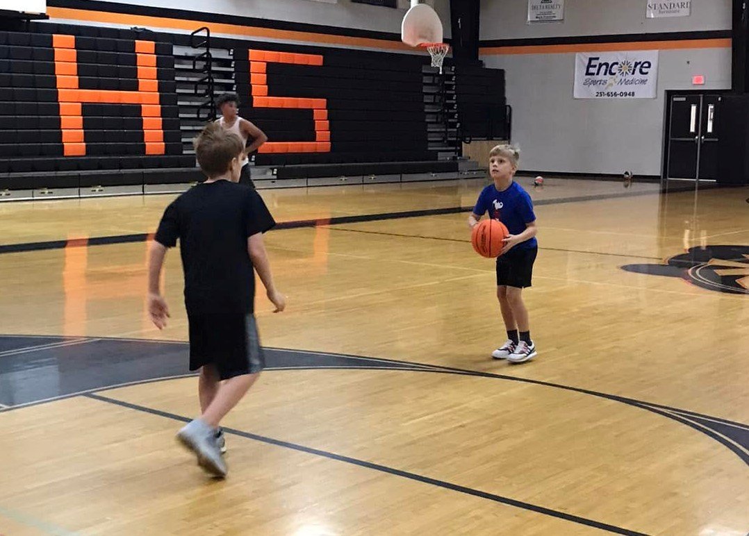 Young athletes took advantage of the Little Tigers Youth Basketball Camp and learned from current Baldwin County High School players and coaches.