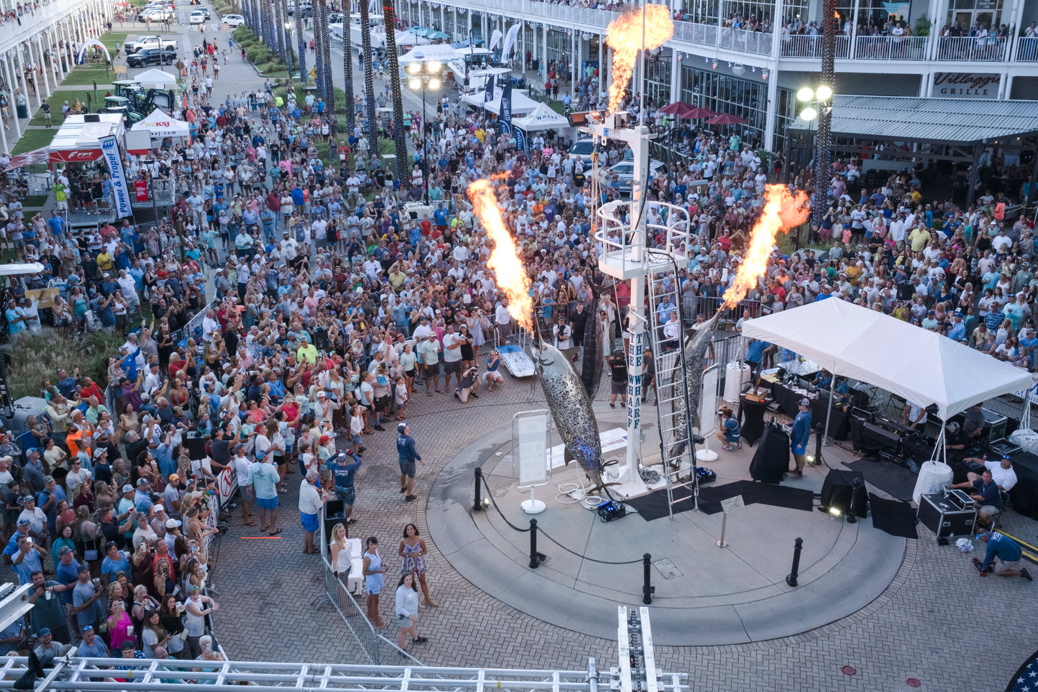 The 10th Blue Marlin Grand Championship filled The Wharf Saturday night, July 23.