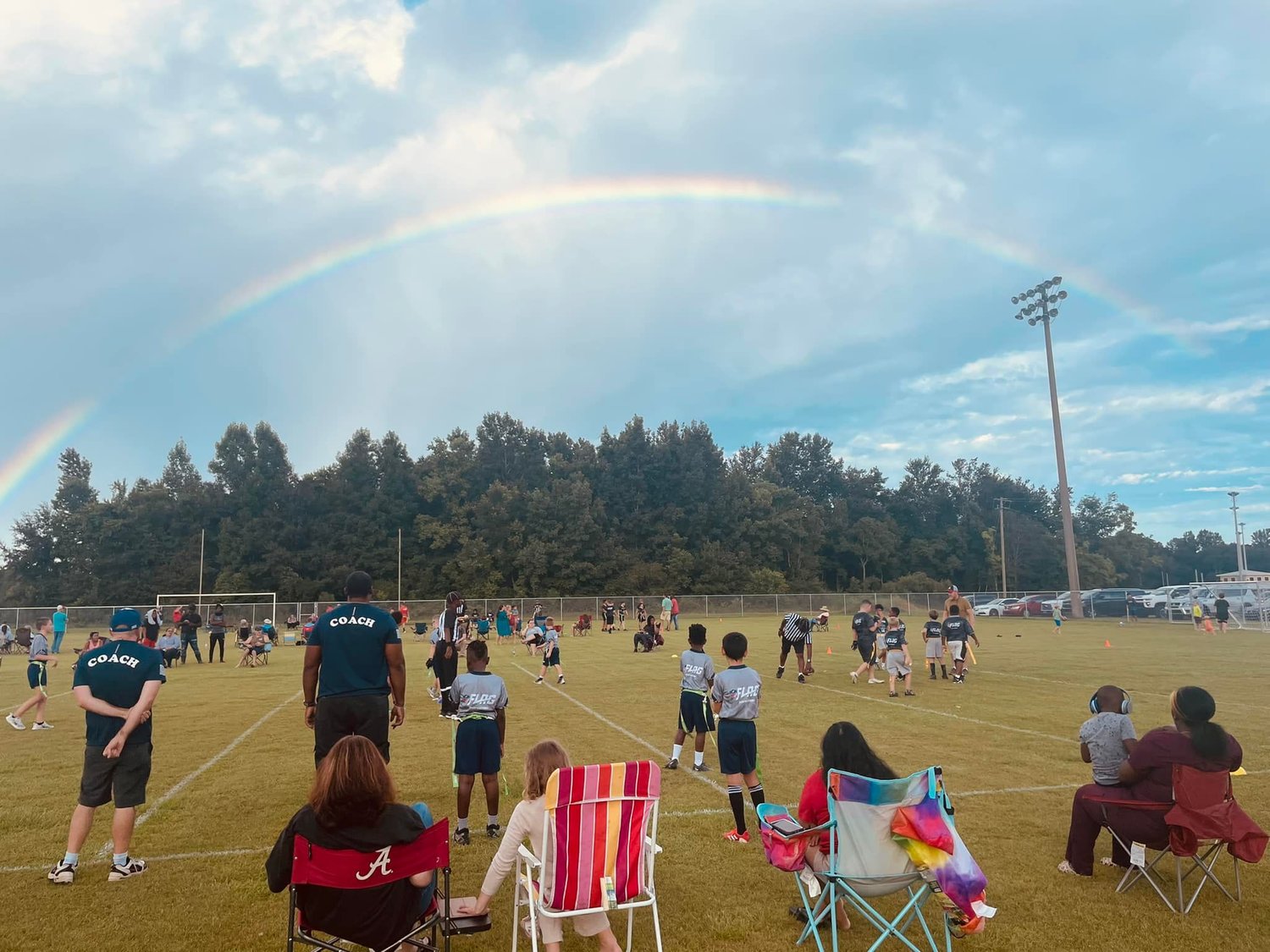 The Bay Minette Recreation Department held its very first season of flag football this summer for 7- to 12-year-olds. The transition to the tackle football portion of the program started earlier this month.