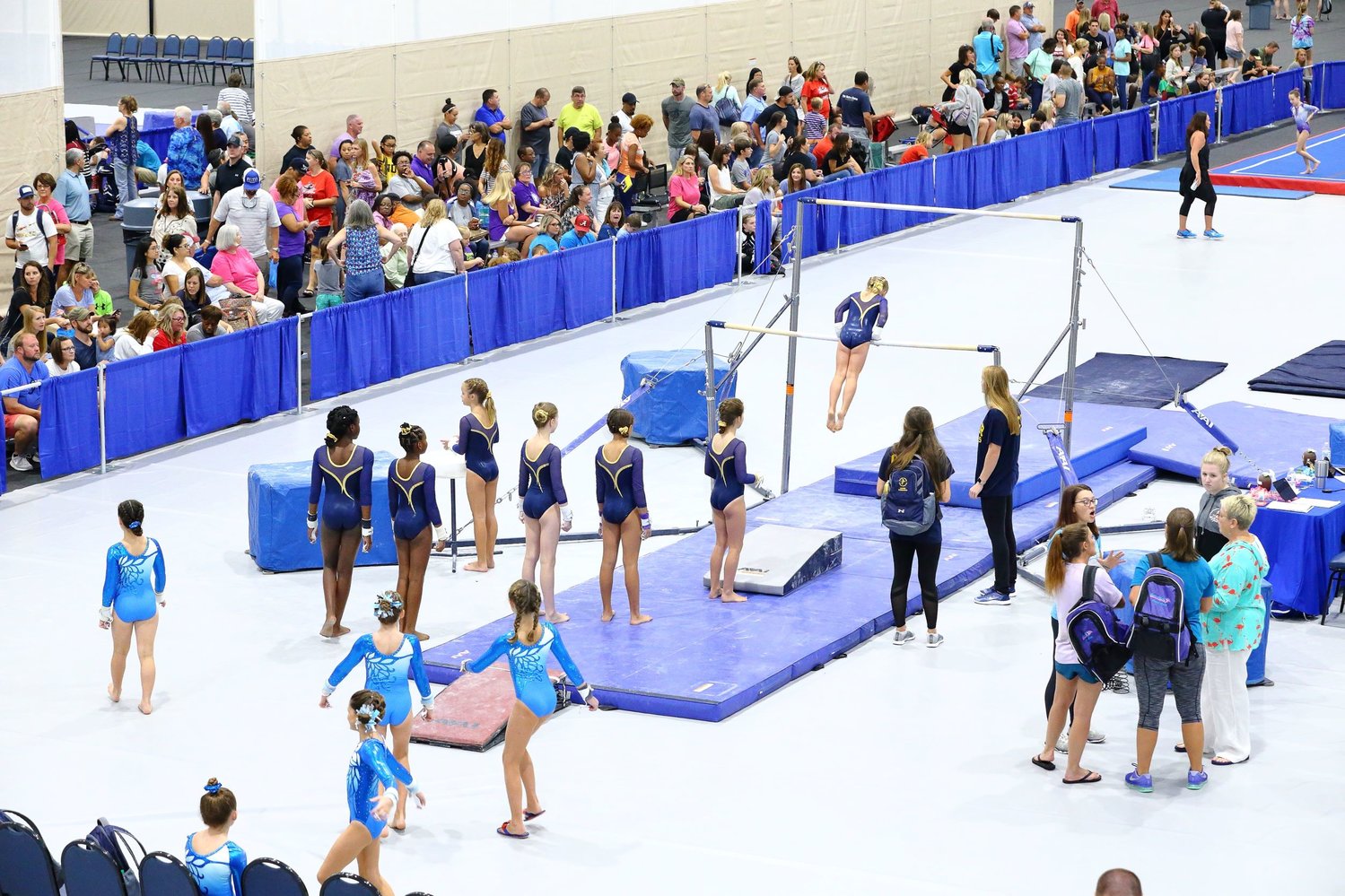 The Bounders Beach Bash gymnastics meet was the first event ever hosted in the new facility at the Foley Event Center when it opened in 2017. This weekend it will celebrate its fifth anniversary of being held in Foley.