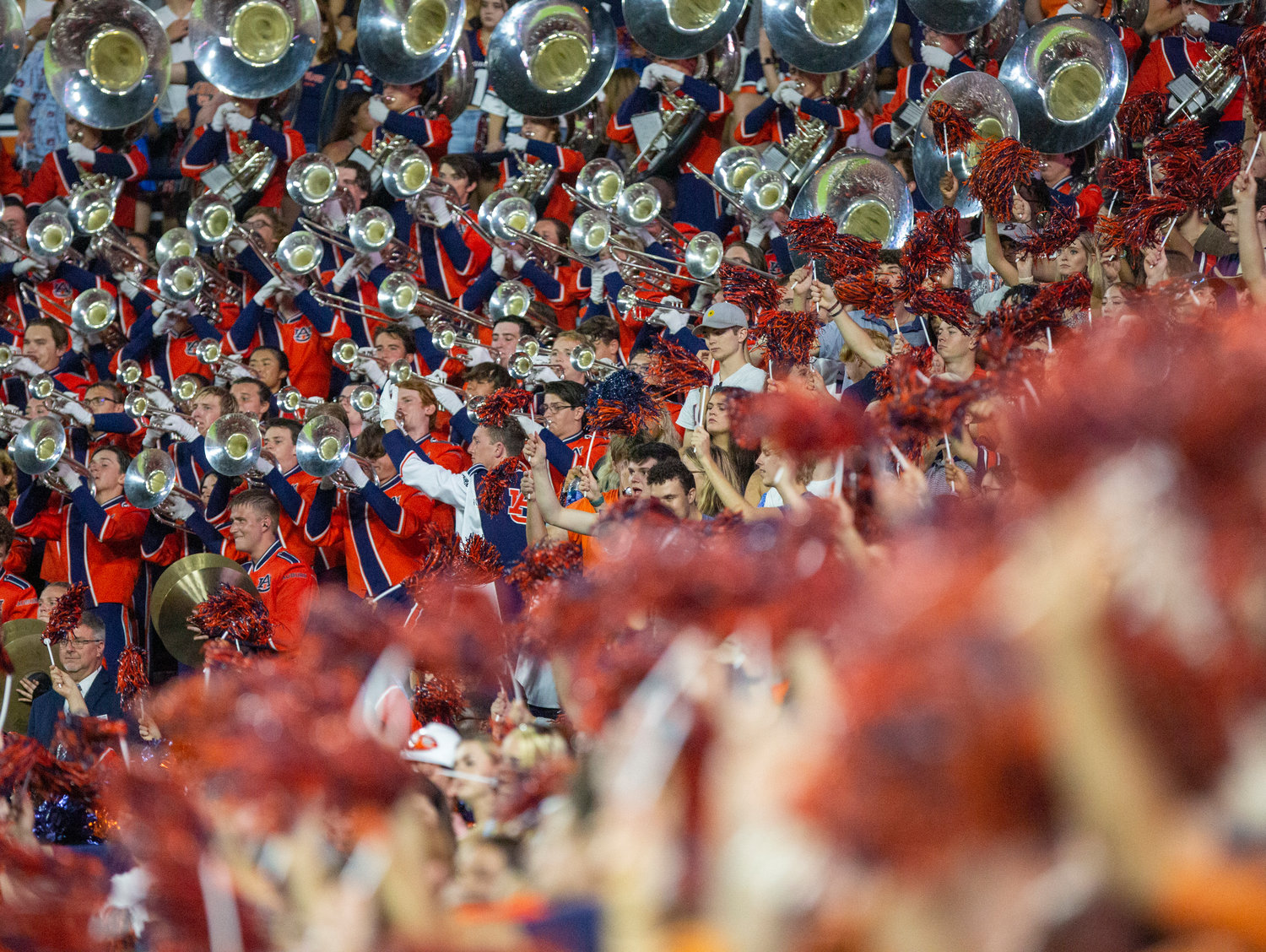 The Auburn band and student section brought the noise from the first quarter to the last during the Tigers’ 24-16 win over the San Jose State Spartans at Jordan-Hare Stadium Sept. 10.