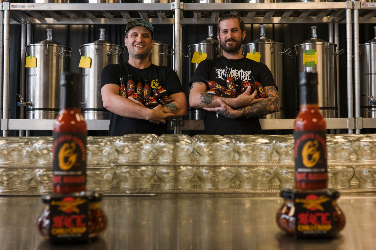 Jonathan Kastner and Tyler Braun have left the restaurant business to manufacture their own hot sauce and chili crisp.