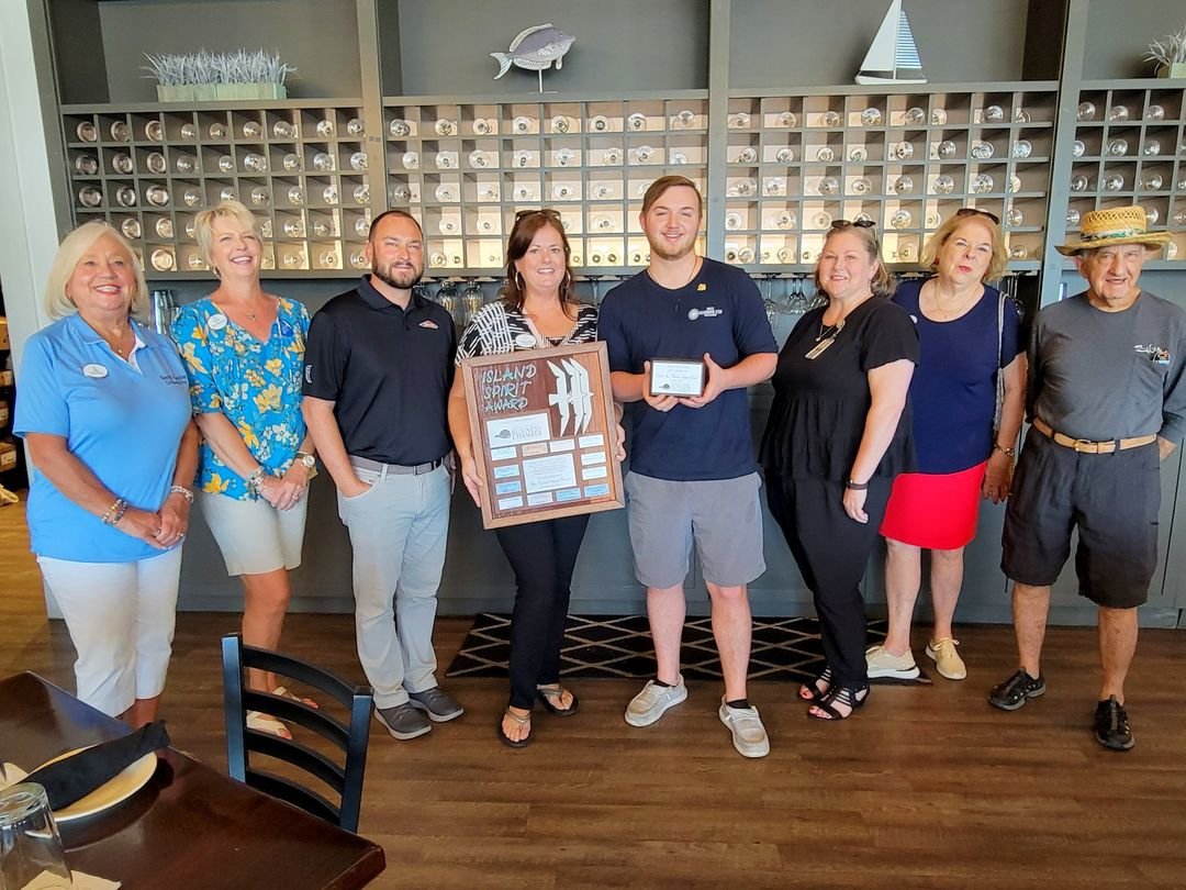 The May Island Spirit Award winner was Dalton Lynne of Mile Marker 158 Dockside located at SpringHill Suites Orange Beach at The Wharf.