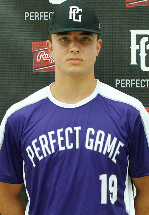 Spanish Fort’s Cameron Keshock with the USA Purple team at Perfect Game’s Underclass All-American Games in 2020. The recent graduate of Spanish Fort High School has helped the Auburn baseball program earn the No. 6 recruiting class in the nation according to Baseball America.