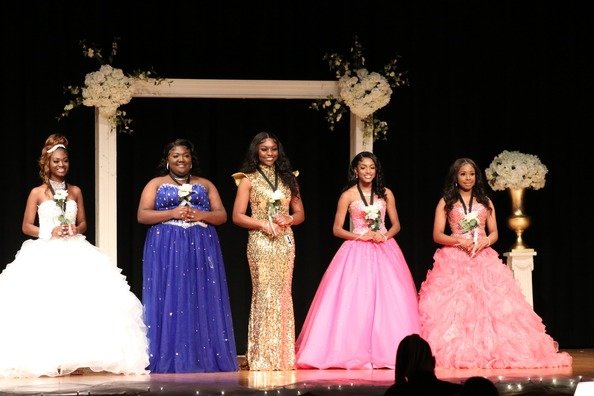 The top five contestants at Miss AWAG 2022 were Haley Fancher, Daphne High, first runner-up; TreKerria Smith, BCHS, second runner-up; Jaelyn Gray, BCHS, third runner-up; and Trinity Walton, Daphne High, fourth runner-up.
