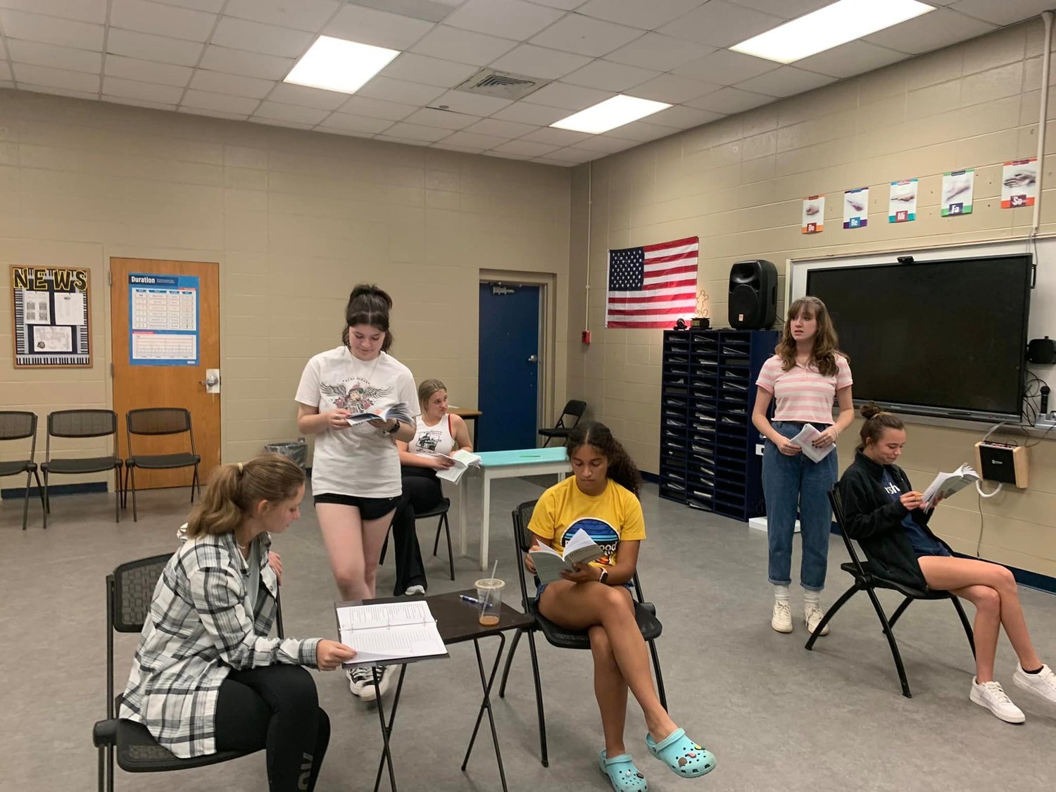 The six stars of Foley High School Theatre Department’s “Steel Magnolias” have spent many hours researching, rehearsing and practicing for their upcoming performances.