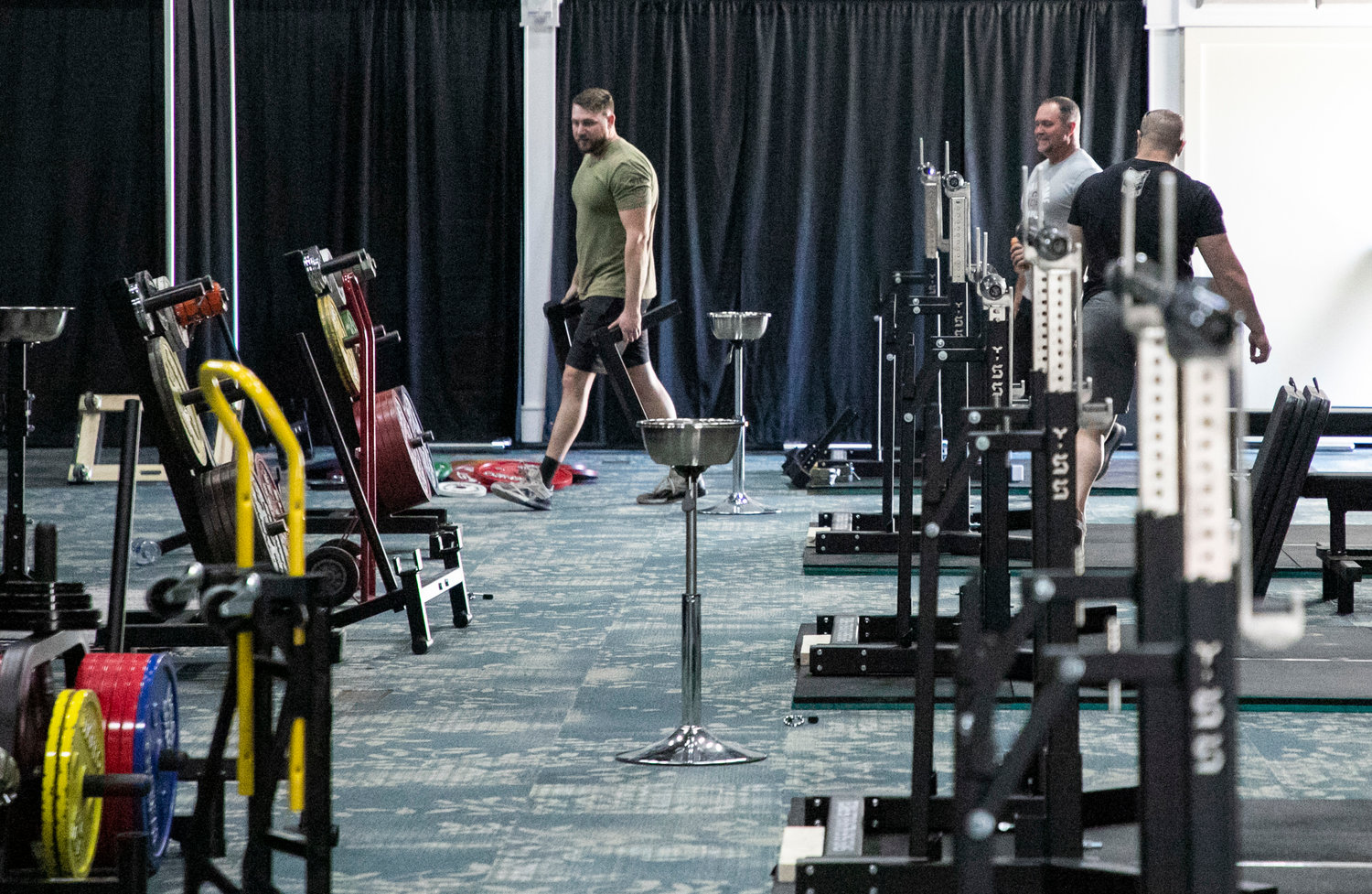 The Orange Beach Event Center is ready to host the IPL World Championships after transforming into a powerlifting arena Wednesday, Oct. 19. The lifting is set to start at 9 a.m. every day from Thursday to Sunday.