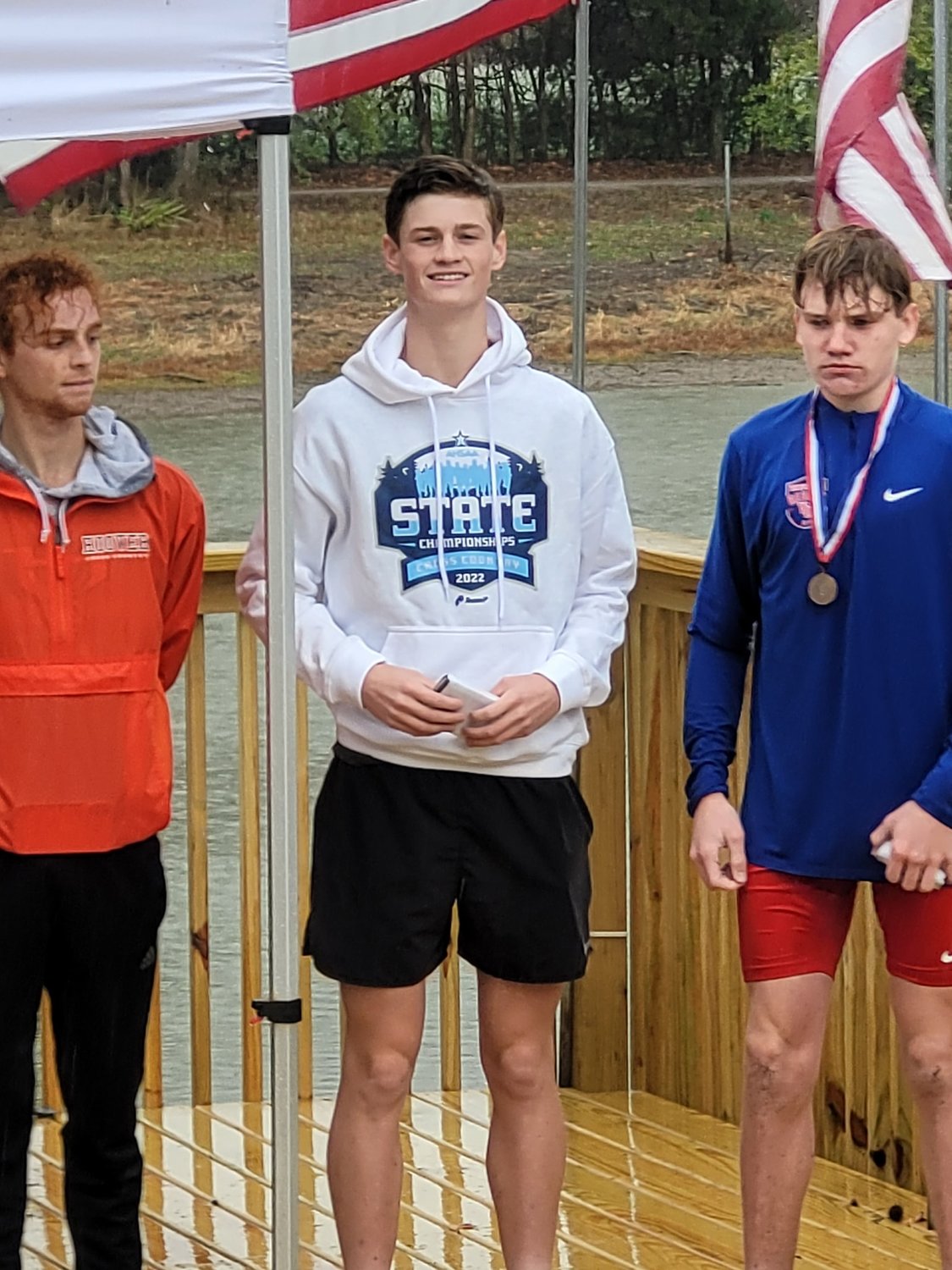 Foley senior Nick Hamby recorded a school-record time with his 13th-place finish at Saturday’s AHSAA Class 7A cross country state championship race at Oakville Indian Mounds Park. Hamby’s time broke the previous record set in 1999 by nearly nine seconds.