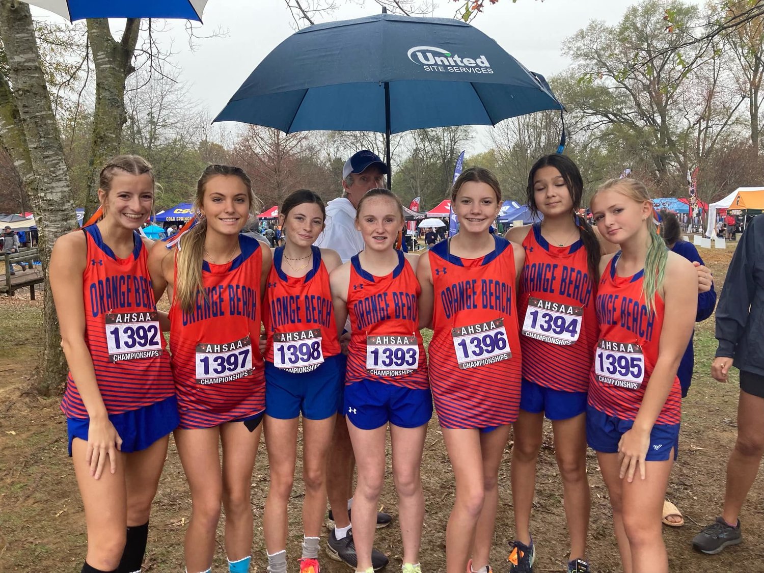 The Orange Beach Makos were among 17 teams from Baldwin County that competed at Oakville Indian Mounds Park for the AHSAA cross country state championships Saturday, Nov. 5. Orange Beach’s state representatives included Brooke Barnett, Libby Tierce, Claire Atkins, Addison Davis, Perry Webb, Teigan Buhta and Brylee Thompson.