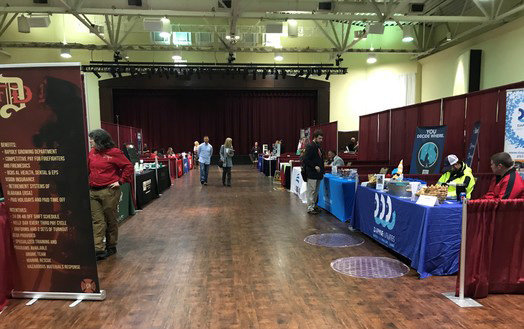 Employers and job candidates met Tuesday, Nov. 15, at the Baldwin County Job Fair at the Daphne Civic Center. The event was organized by the Eastern Shore Chamber of Commerce.