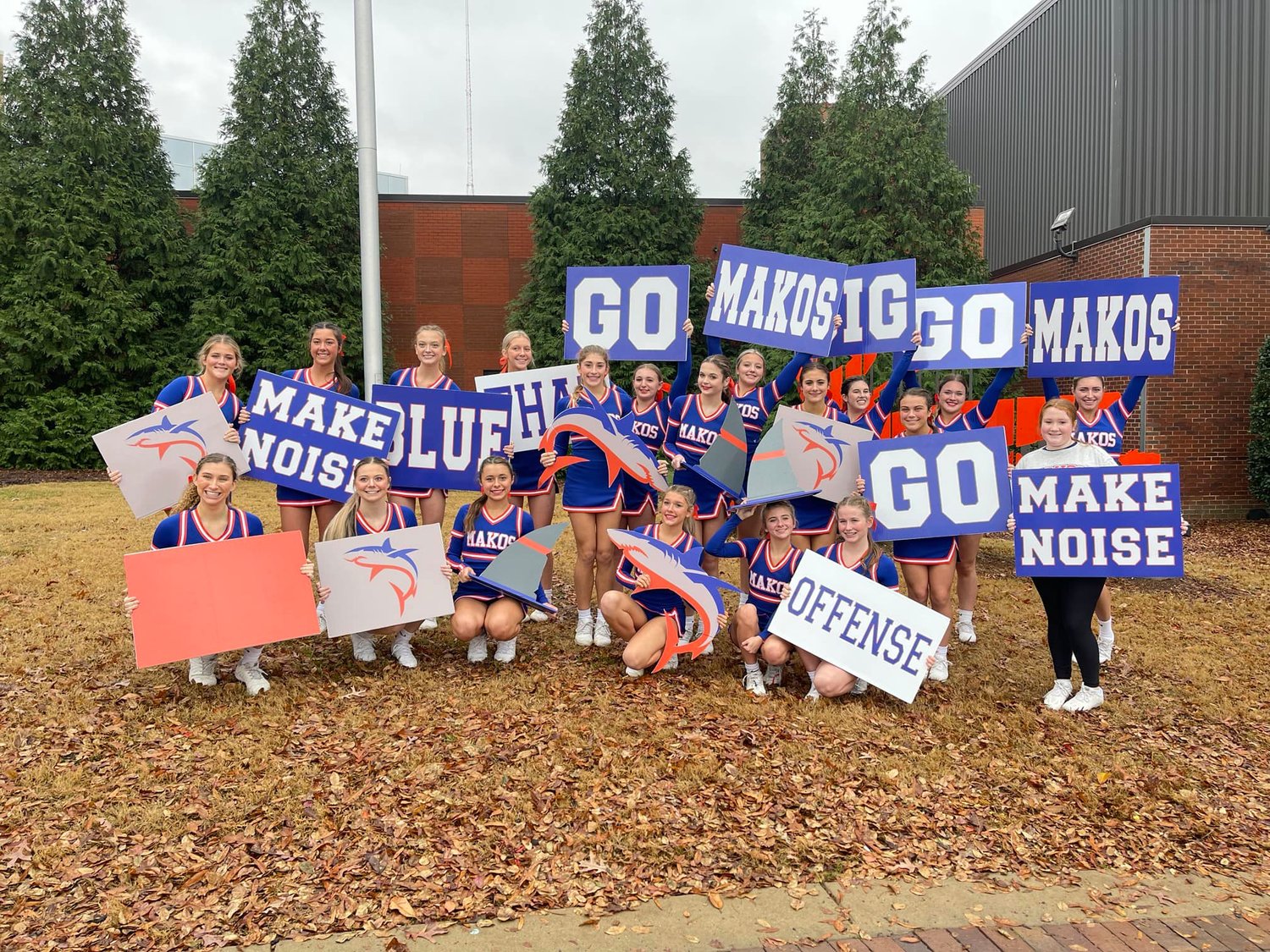 The Orange Beach Makos represented their school at the AHSAA cheerleading state championship earlier this week in Birmingham. In the Class 4A game day division, Orange Beach finished 10th.