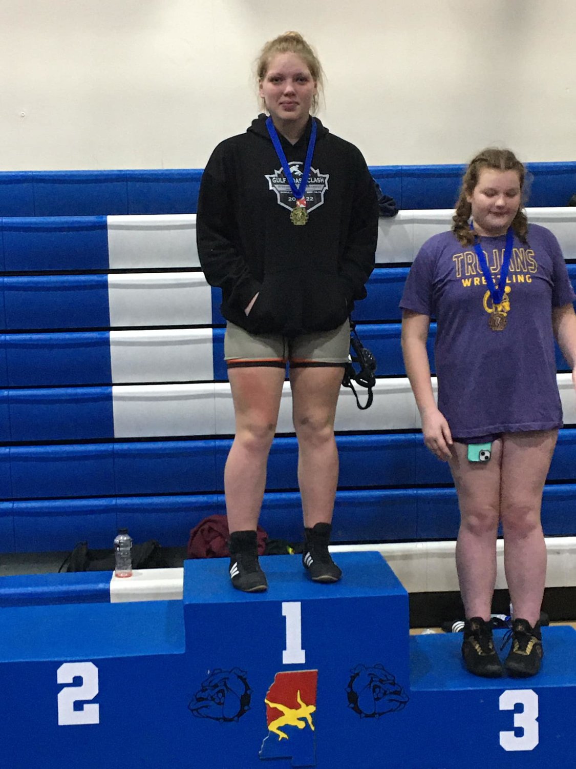 Alexis Brown won the 185-pound division from the Dec. 16 tournament in Mississippi and brought home one of three individual wins for Baldwin County wrestlers.