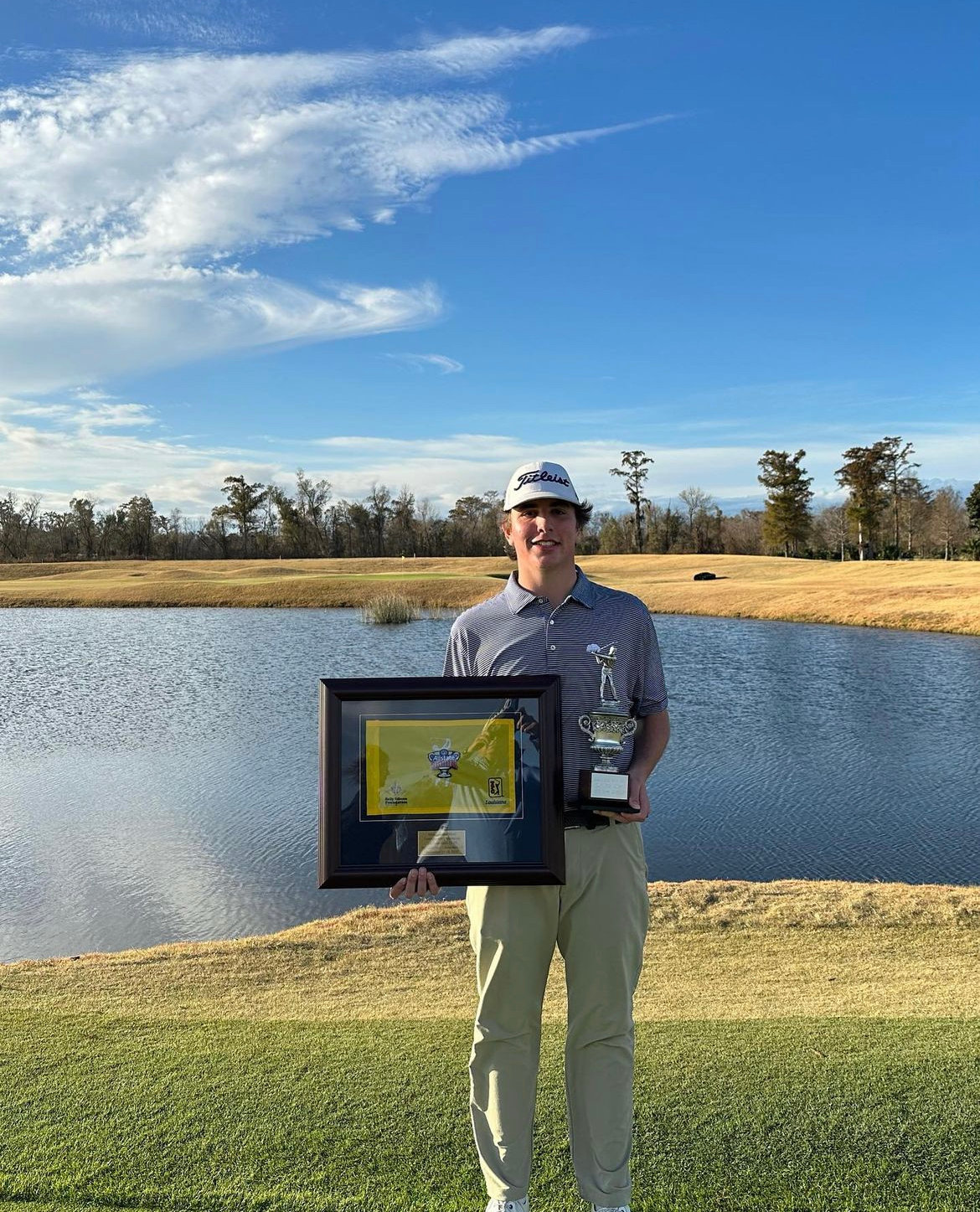 Fairhope’s Trip Duke walked away with the Allstate Sugar Bowl Tommy Moore Memorial championship from TPC Louisiana earlier this week to finish the 2022 campaign on a high note. It served as his third straight win in the last two months after winning the Southeastern Junior Golf Tour’s Player of the Year award for the season.