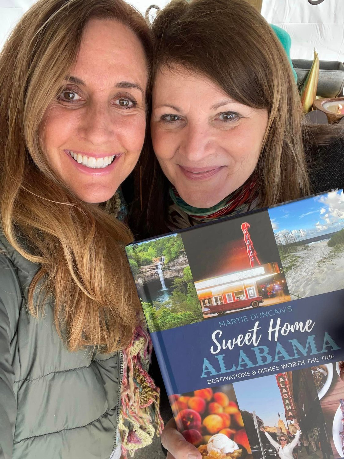 Lorie Ward, owner of Fairhope Juice Company is featured in Martie Duncan's newest book.