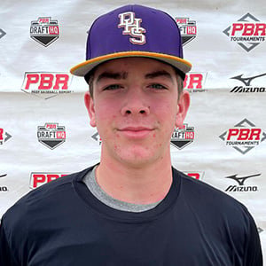 Daphne sophomore Dylan Ackerman showed out at the Prep Baseball Report South Alabama Preseason All-State showcase Sunday, Jan. 8, at Saraland High School where he topped out at 83.8 mph on the mound and registered a maximum exit velocity of 95 mph at the plate.