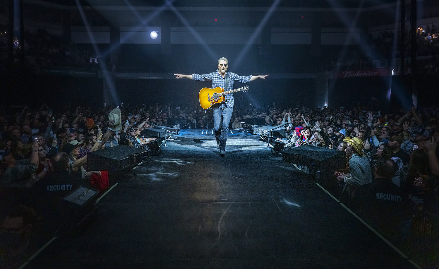Country music singer-songwriter Eric Church's The Outsiders Revival Tour is scheduled to take over The Wharf Amphitheater this August with special guests Lainey Wilson and Jackson Dean.