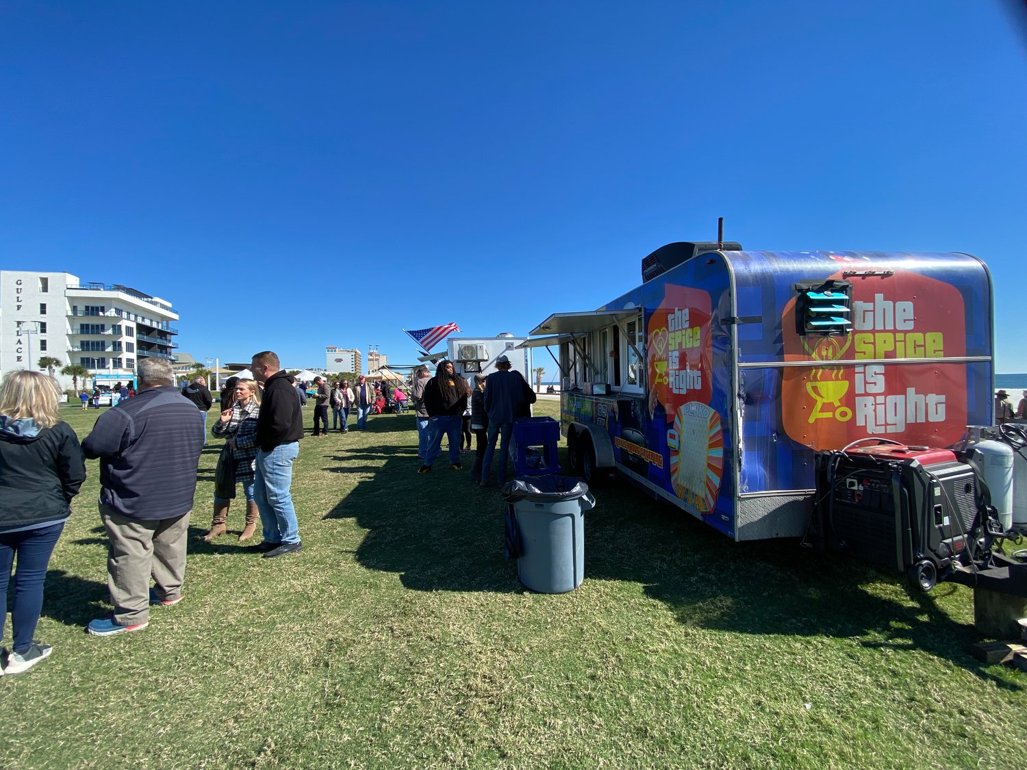 The Spice is Right food truck was one of over 10 food trucks that participated in the first Coastal Alabama Food Truck Festival.