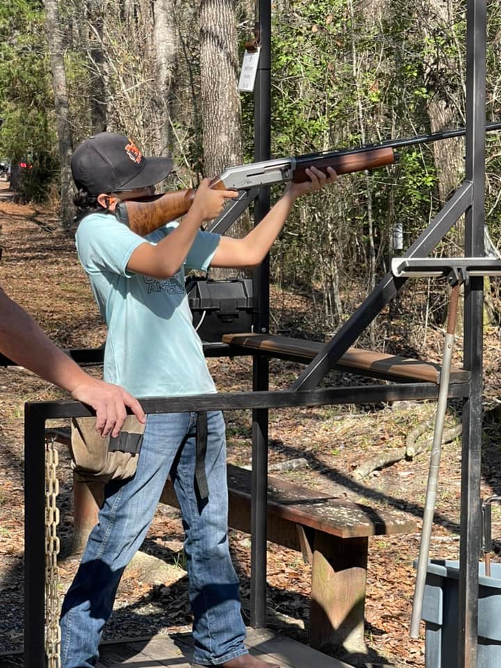 Shooters pulled for Perdido last Saturday and competed in a clay shoot competition as a fundraiser for Perdido School at Bushy Creek Clays.