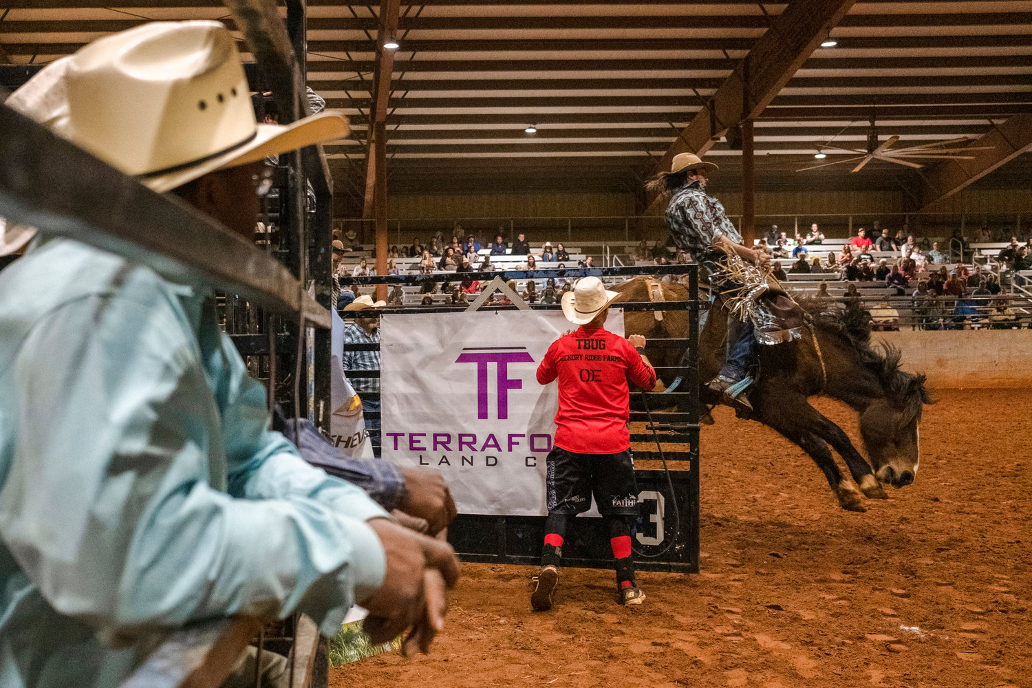 Rodeo athletes were in full swing Friday and Saturday night at the 23rd annual Robertsdale Rotary Club Rodeo, the first event of the Professional Cowboy Association’s season.
