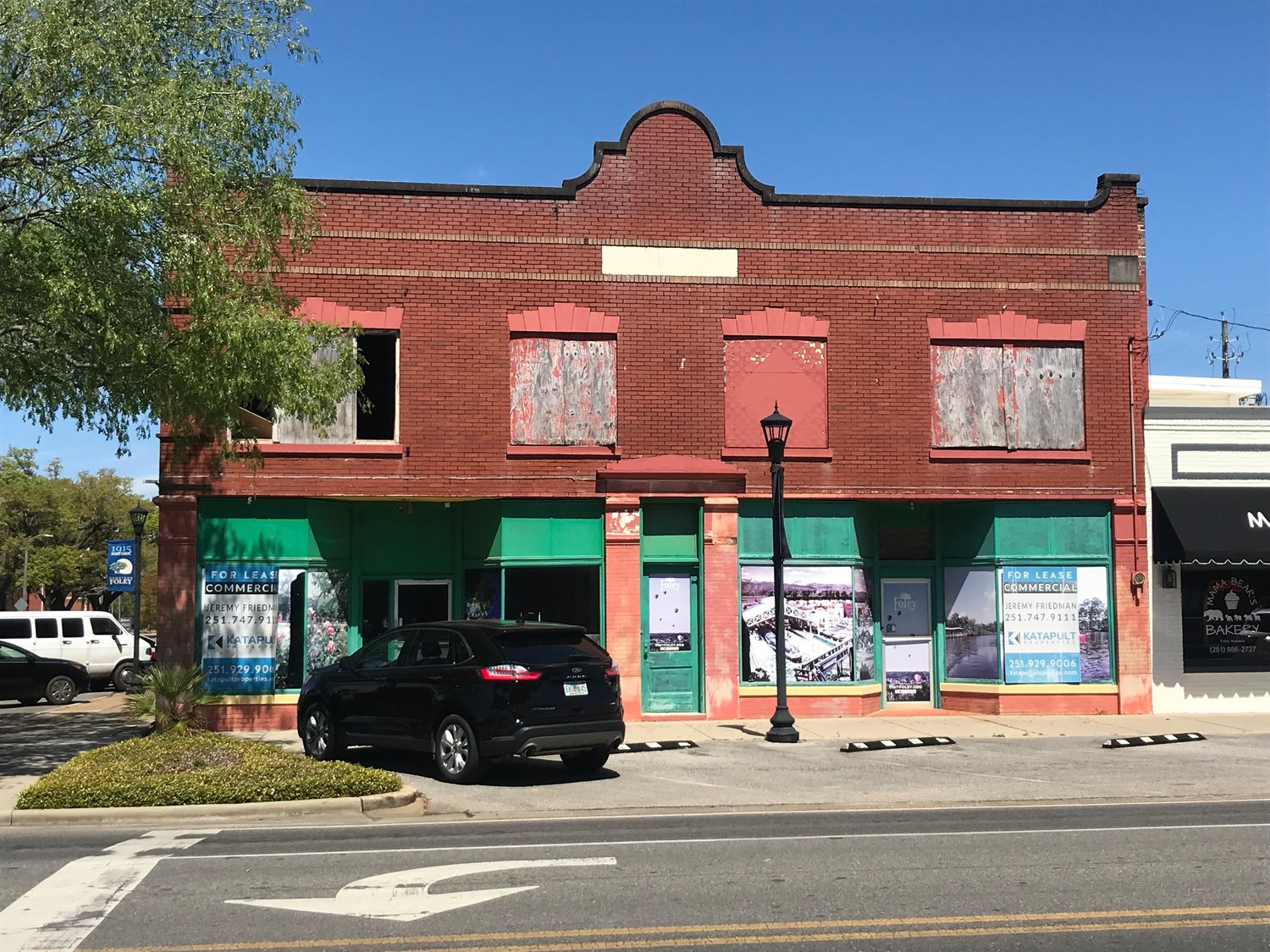 The Foley Bakery building at the corner of Alston Street and West Laurel Avenue is scheduled for renovations starting in April. The building, one of the oldest in Foley, was constructed in 1925. It has been closed since 2007.