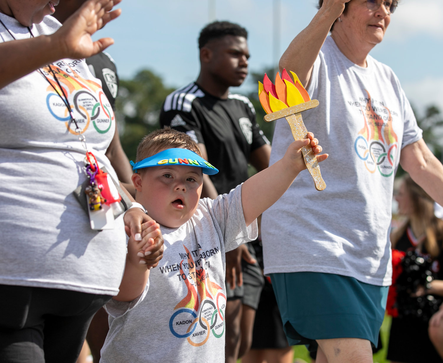 Fairhope Municipal Stadium hosted the Baldwin County Spring Games Thursday, April 6, where athletes ran, jumped and threw their way to the podium representing their school. Each school participated in the parade of athletes as part of the opening ceremonies.