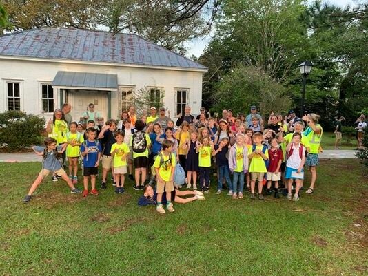 Students of Fairhope West Elementary School celebrated Walk to School Day in April.