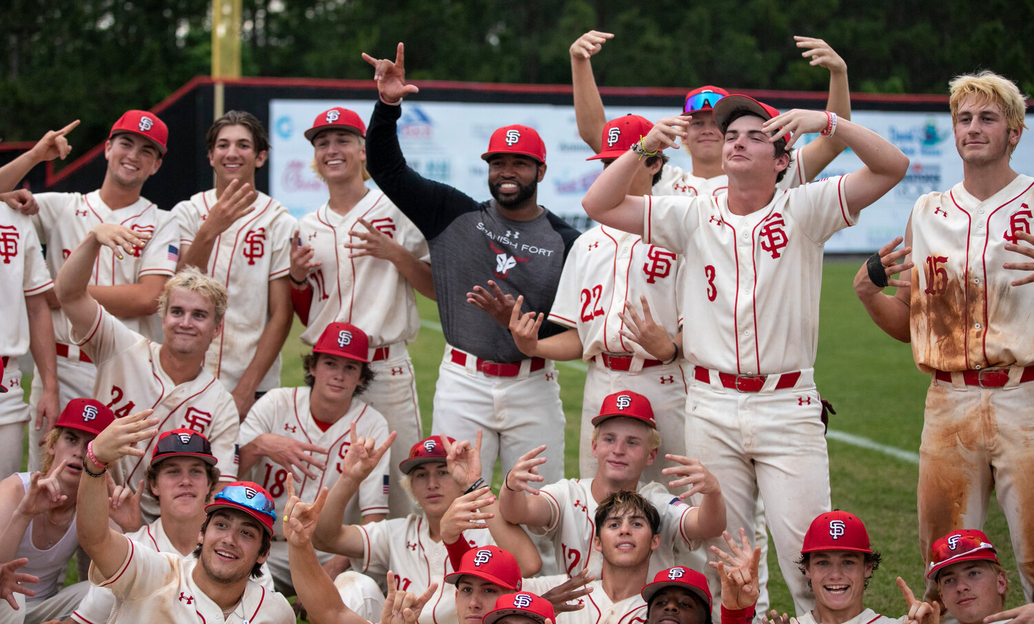 The Spanish Fort Toros are fourth-round-bound for the first time in eight years thanks to a 12-11, walk-off win that claimed the state quarterfinal series over the Saraland Spartans Saturday, May 6, at home.