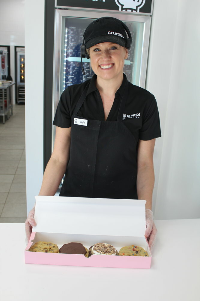 Kayla Roof is the co-owner of Crumbl Cookies Daphne and Spring Hill.