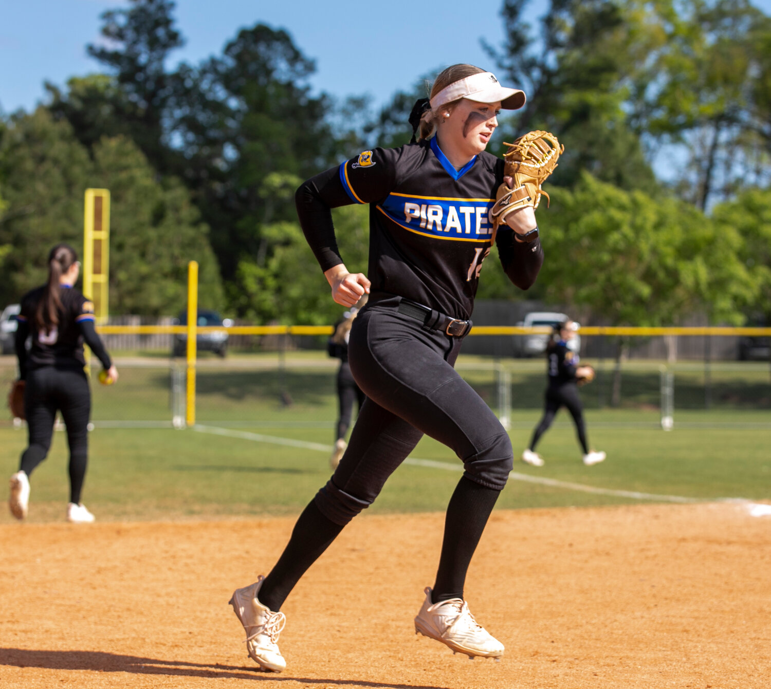 Fairhope senior Ryley Harrison takes the field for action in the Gulf Coast Classic Tournament at the Gulf Shores Sportsplex March 21. Last weekend, the South Alabama signee was named Miss Softball by the Alabama Sports Writers Association and became the first Pirate to earn the honor.