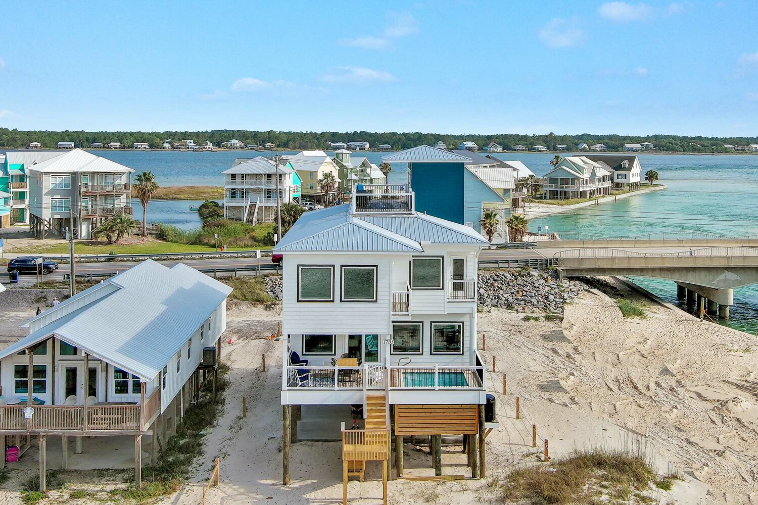 Jetty House property by Beachball Properties sits along the beach, offering a beach front stay for individuals. Owner of Beachball Properties said that 2020 was the best year for the beach rental business as many people were looking to work remote from a relaxing location.