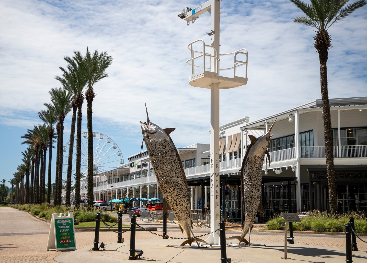 The biggest fish caught at the Blue Marlin Grand Championship will be weighed in at Marlin Circle this weekend to determine the winner of the greatest show in sportfishing hosted at The Wharf in Orange Beach.